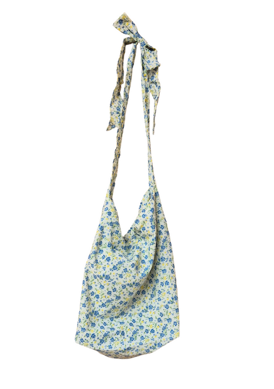 Blue floral Tote