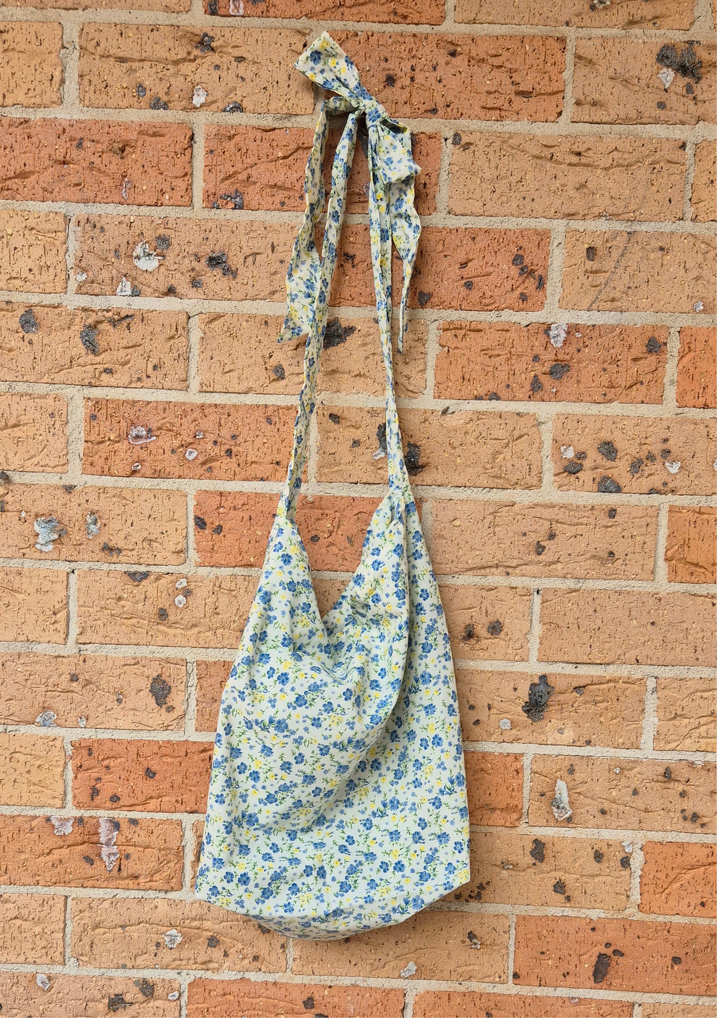 Blue floral Tote