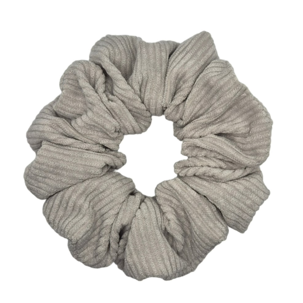 Scrunchie - Corduroy Cream Large
