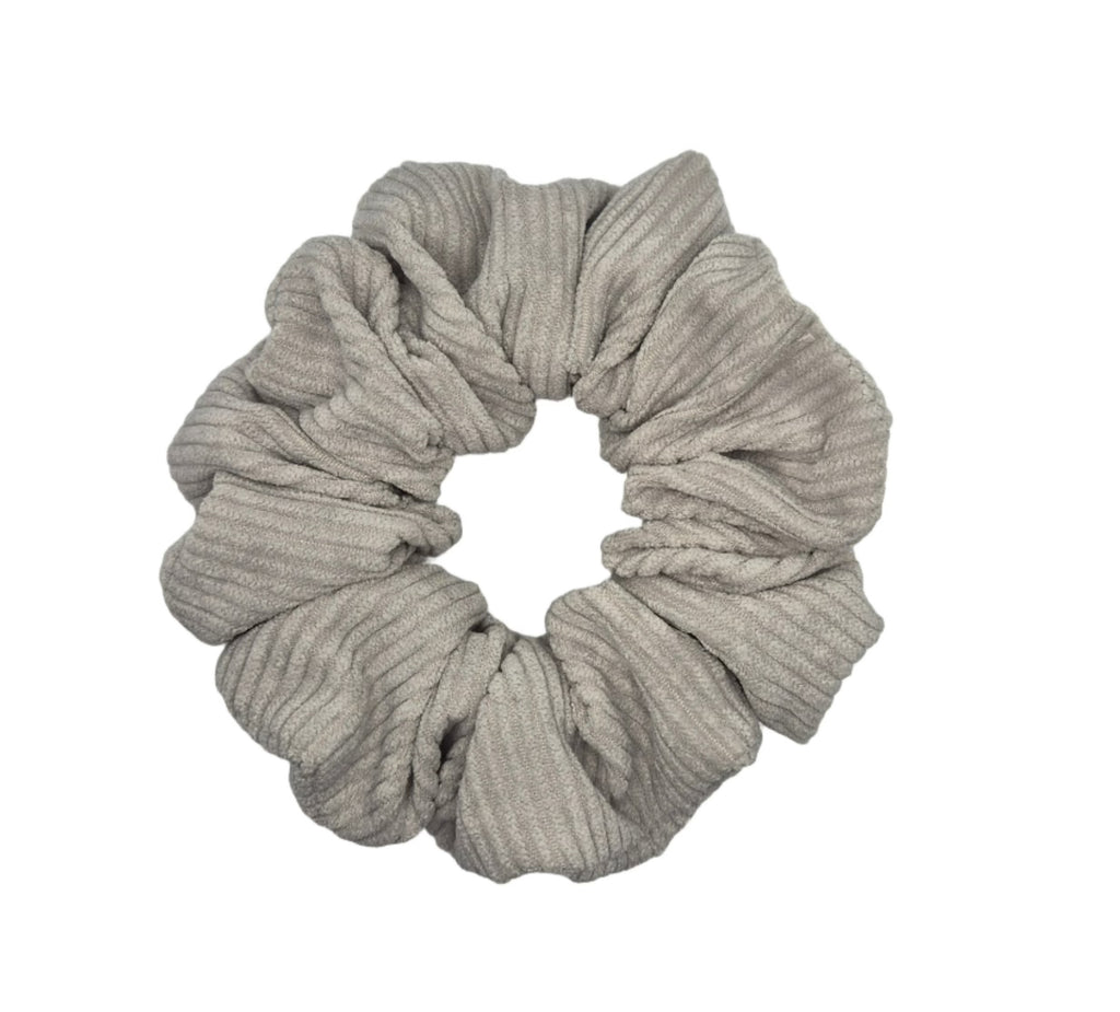 Scrunchie - Corduroy Cream Large