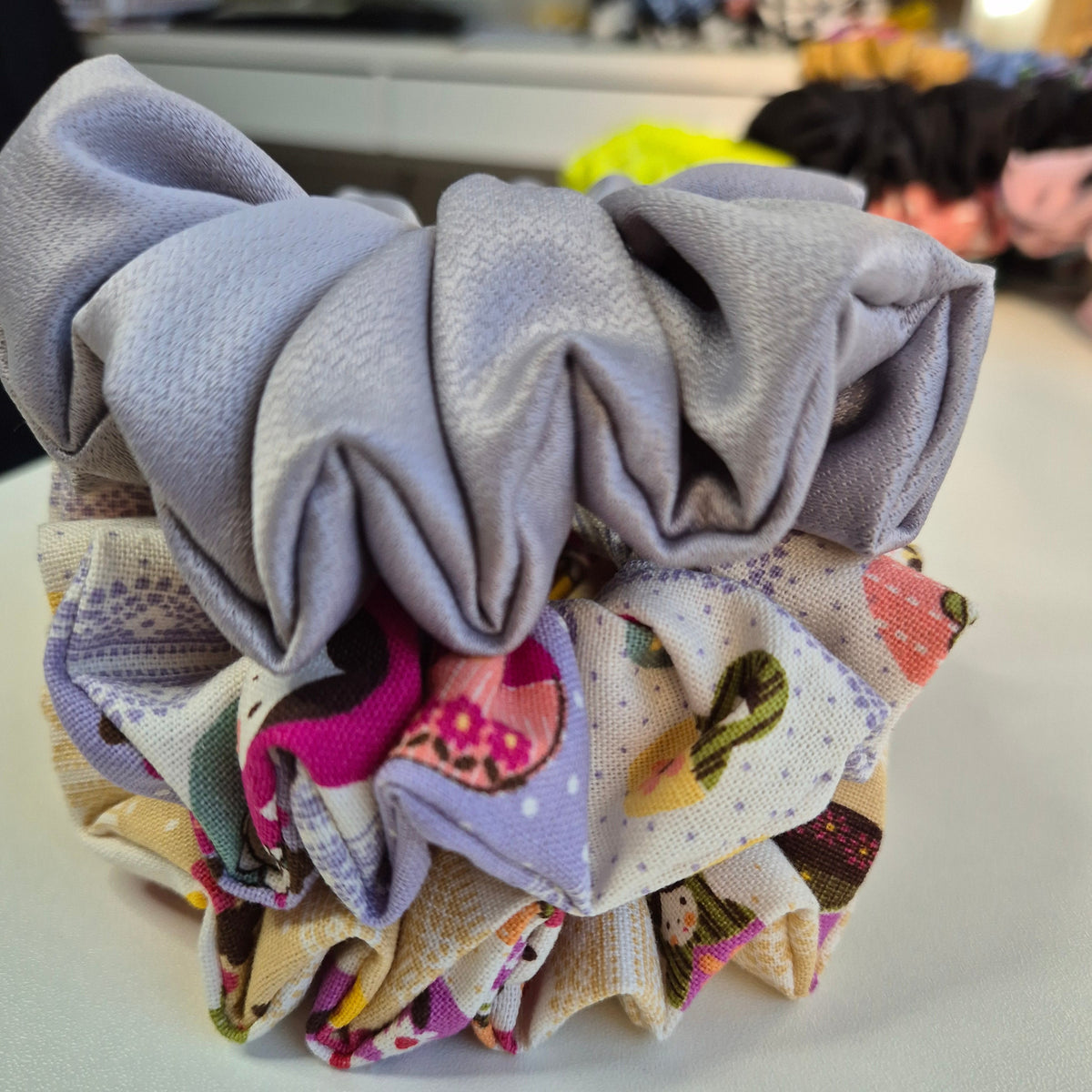 Scrunchie Bundle - Multicolour Medium (Set of 3)
