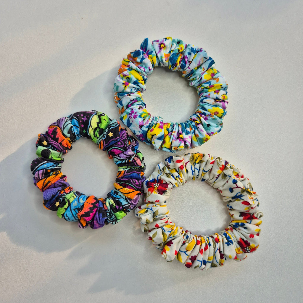 Scrunchie Bundle - Multicolour Mini (Set of 3)